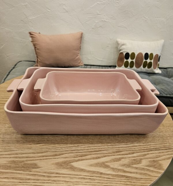 Plats à four rectangulaire en grès