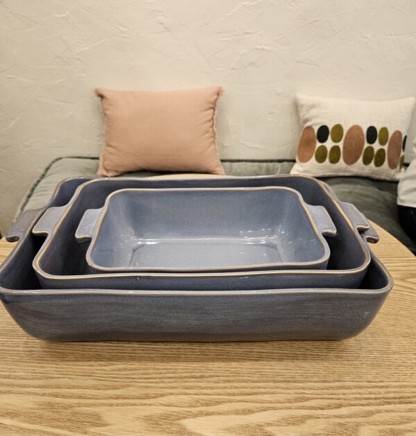 Plats à four rectangulaire en grès